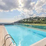 Panorama Unique Standing Cannes A Portee & Piscine Chauffee 아파트 *