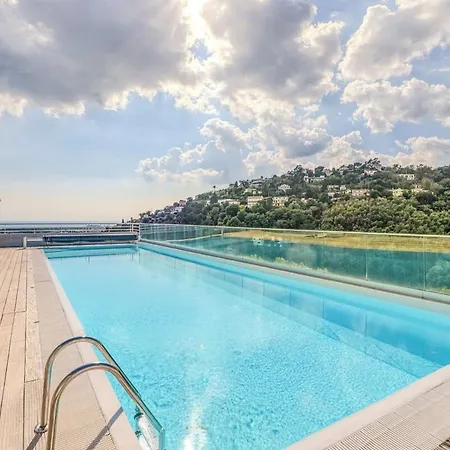 Panorama Unique Standing Cannes A Portee & Piscine Chauffee דירה *