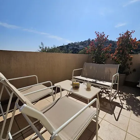 Panorama Unique Standing Cannes A Portee & Piscine Chauffee דירה *