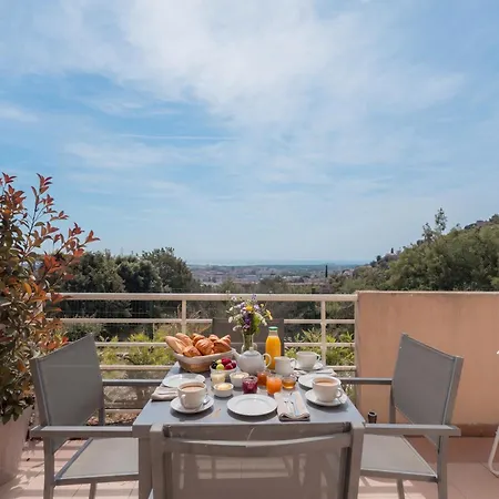 Apartment Panorama Unique Standing Cannes A Portee & Piscine Chauffee *